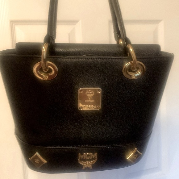 MCM Handbags - MCM Mini Bucket Top Handle